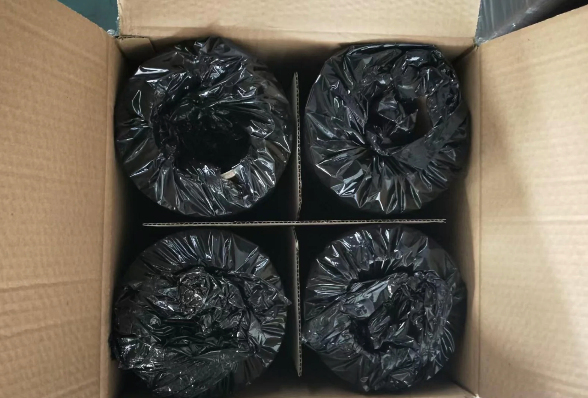 18" Black Stretch Wrap | 80 Gauge | 1,500 Ft | 4 Rolls/Case