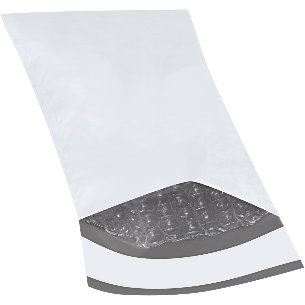 White poly bubble mailer