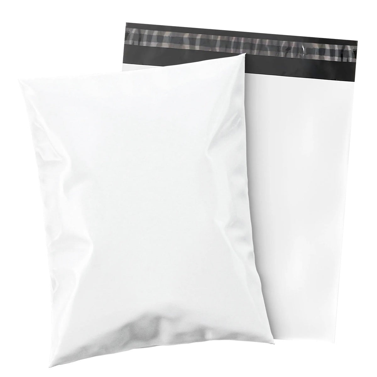 White poly mailer bag